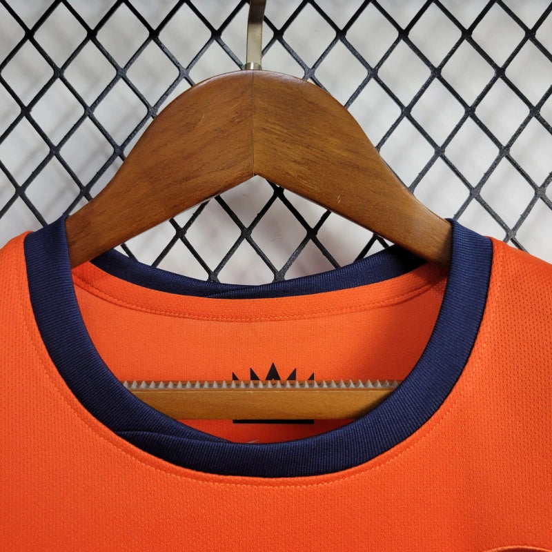 Kit Infantil Seleção Holanda 2024 Nike - Laranja