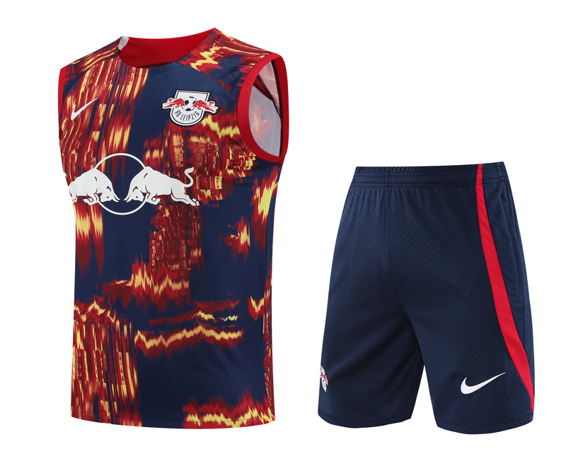 Kit Treino RB Leipzig 2023/24 Nike - Azul e Vermelho