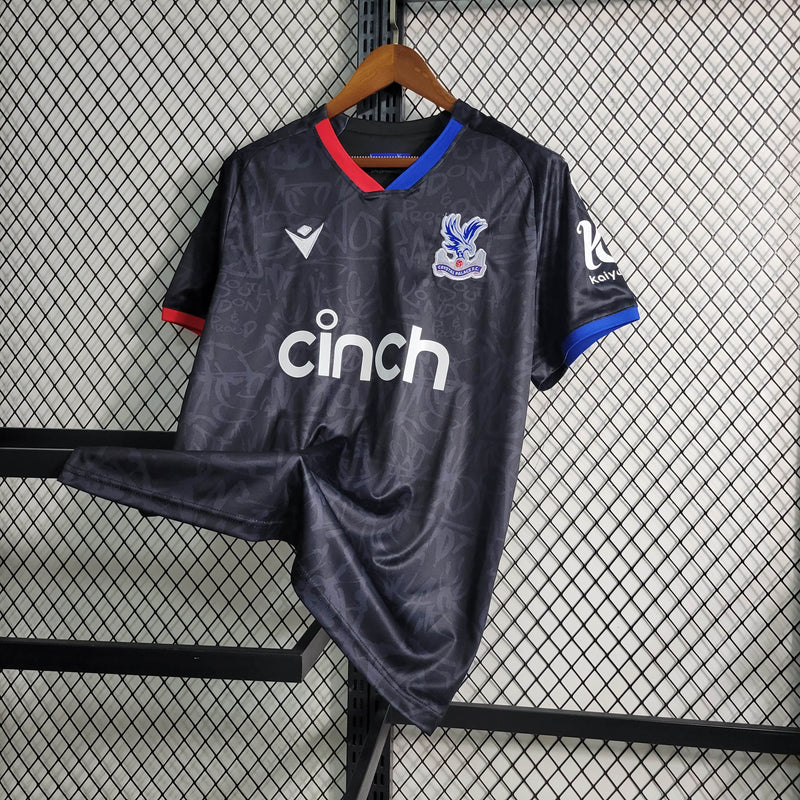 Camisa Crystal Palace III 23/24 Macron - Preto