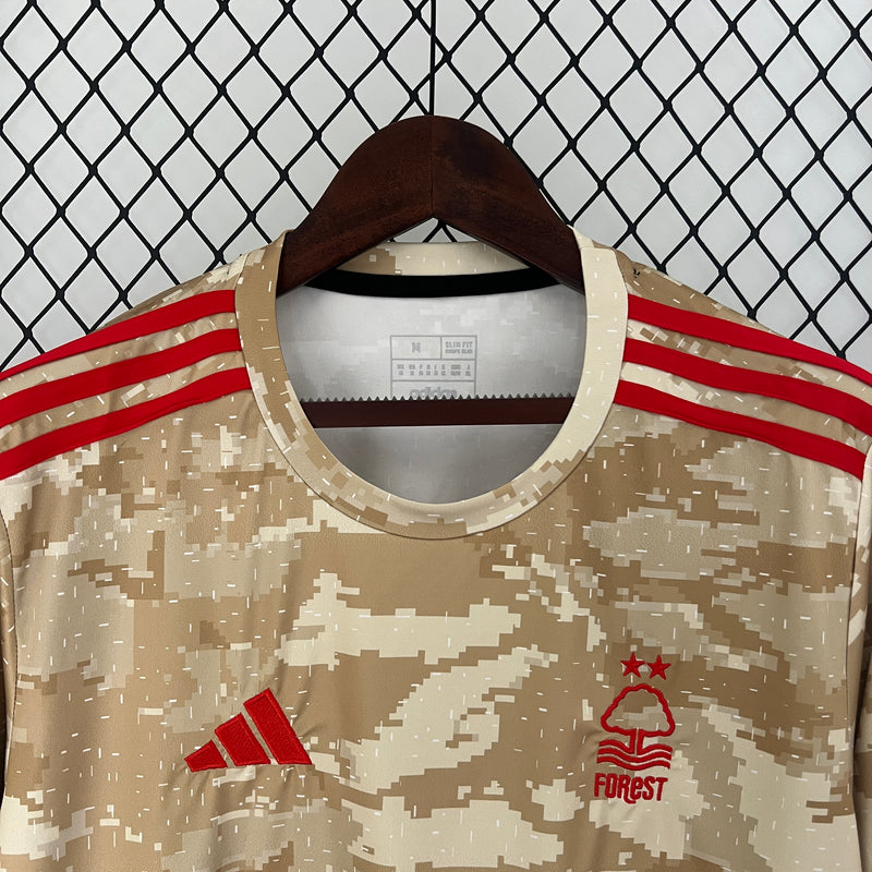 Camisa Nottingham Forest Treino 23/24 Adidas - Bege