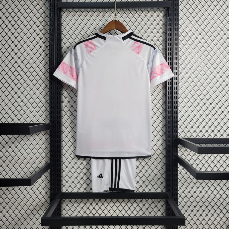 Kit Infantil Juventus II 23/24 Adidas - Branco