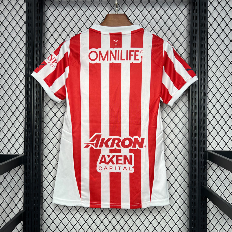 Camisa Chivas Guadalajara Feminina 2024 Puma - Vermelha e Branca