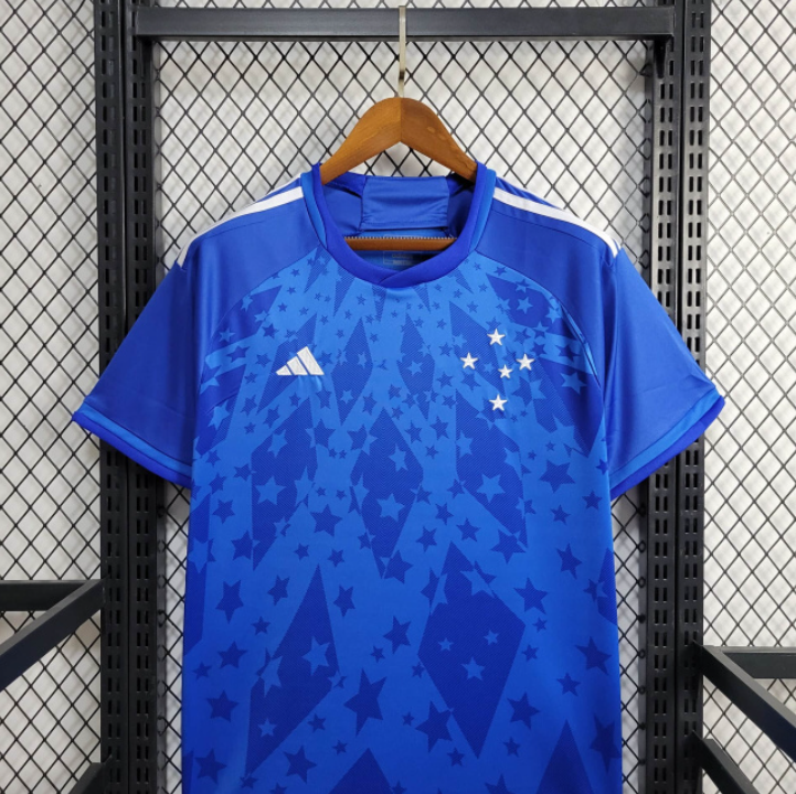 Camisa Cruzeiro I 2024 Adidas - Azul