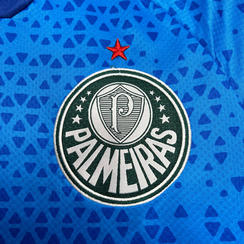 Camisa Palmeiras de Goleiro II 2024 Puma - Azul