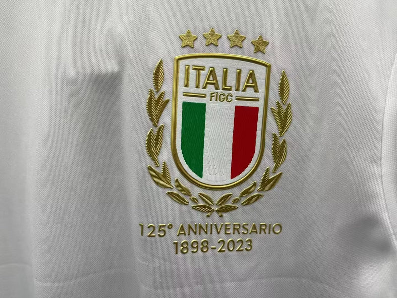 Camisa Seleção Itália especial de aniversário 125 anos Adidas - Branca