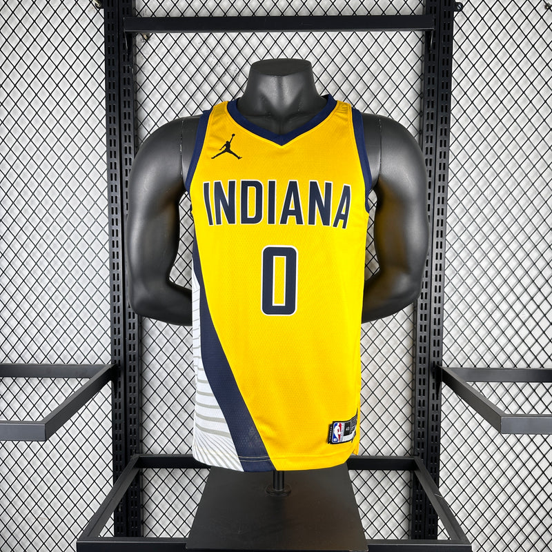 Regata Indiana Pacers Masculina 2024 - Amarelo