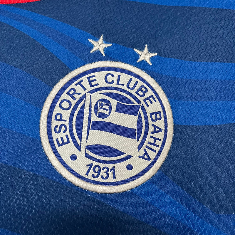 Camisa Bahia 2024 [Com Patrocínios] Esquadrão - Azul