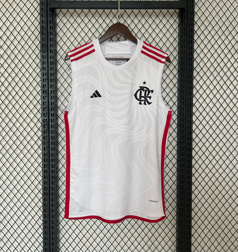 Camisa Flamengo Regata 2024 Adidas - Branca