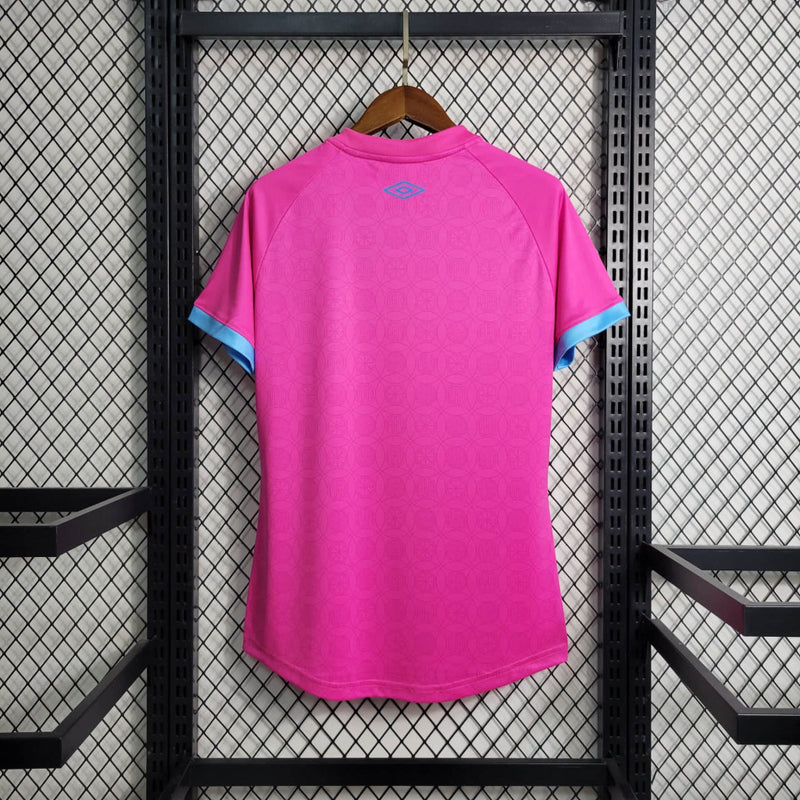 Camisa feminina Grêmio 23/24 Umbro - Rosa