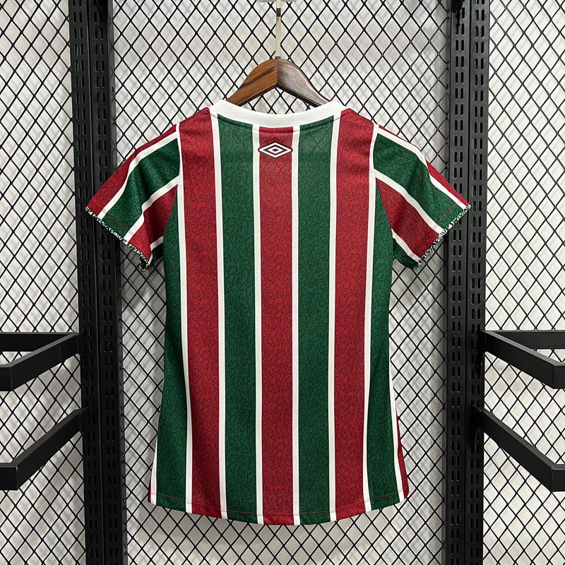 Camisa Fluminense Feminina 2024 Umbro - Tricolor