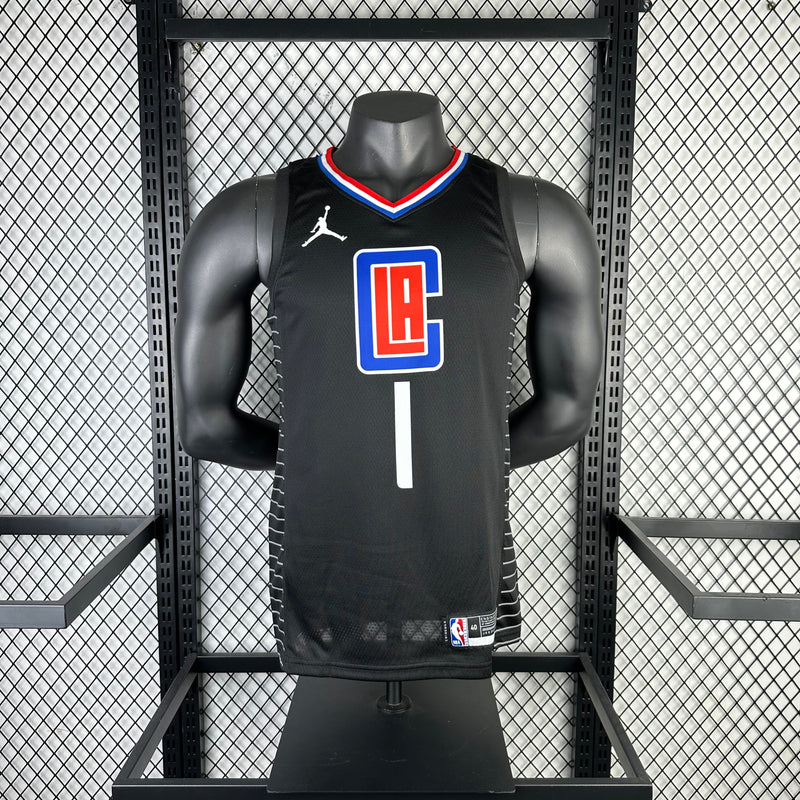 Regata Los Angeles Clippers Edição limitada 2021 Masculina - Preto