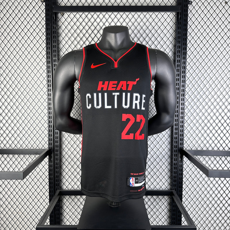 Regata Miami Heat City 2024 Masculina - Preta