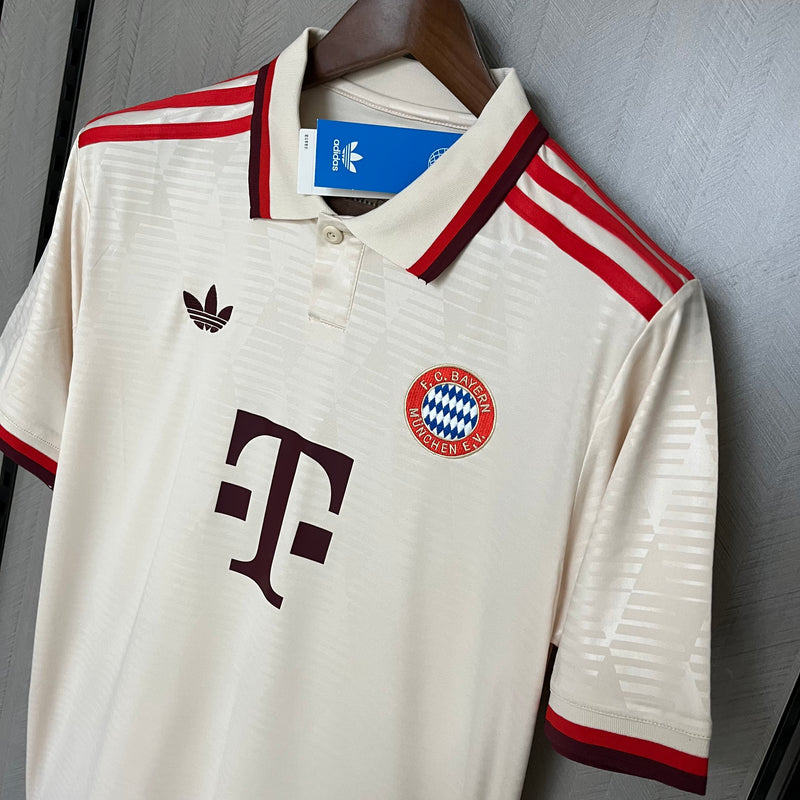 Camisa Bayern de Munique 24/25 Adidas - Bege