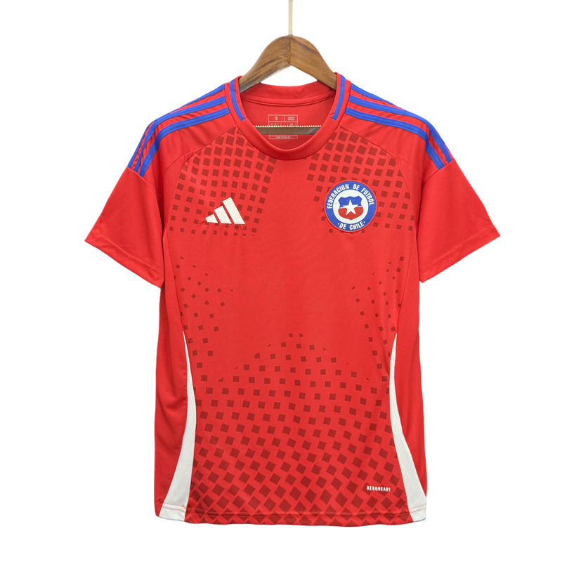 Camisa Seleção Chile I 2024 Adidas - Vermelho