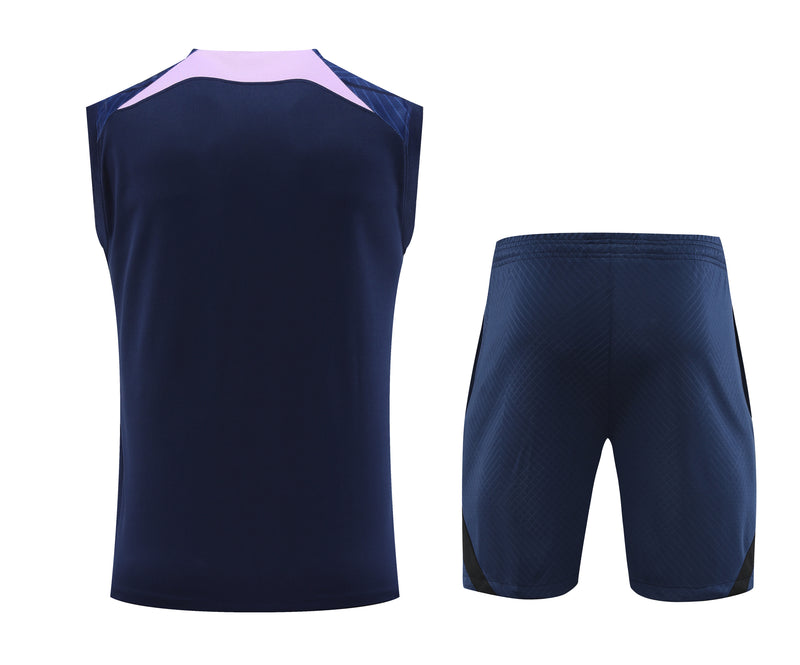 Kit Treino Tottenham Spurs 2023/24 Nike - Azul