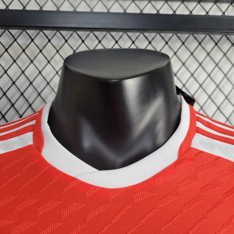 Camisa Internacional Masculino Jogador 2024  Adidas - Vermelha e Branca