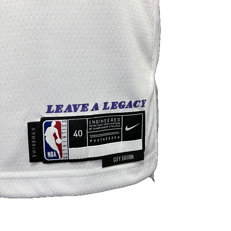 Regata Los Angeles Lakers City 2022/23 Masculino - Branca