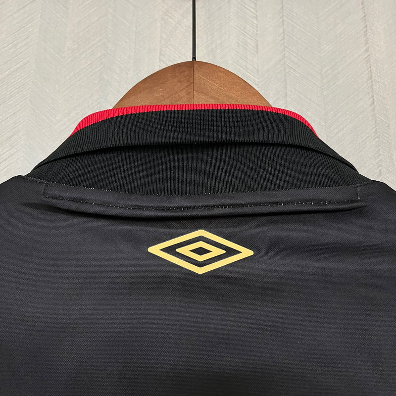 Camisa Sport Recife [Com Patrocínio] 2024 Umbro - Rubro Negro