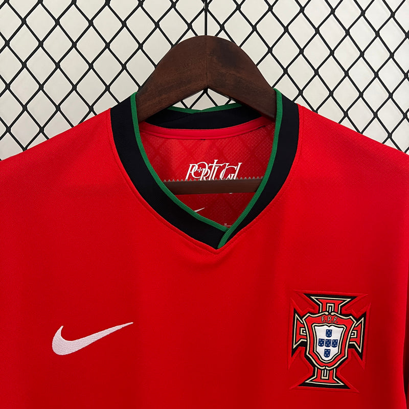 Camisa Seleção Portugal I 2024 Nike - Vermelho