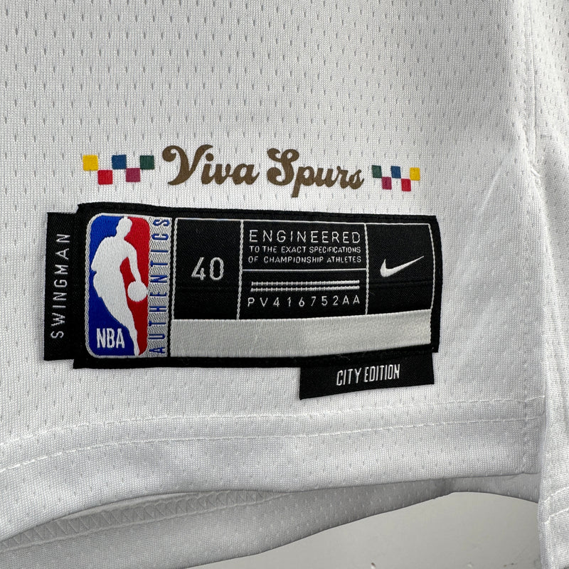 Regata San Antonio Spurs Masculina 2024 - Branca