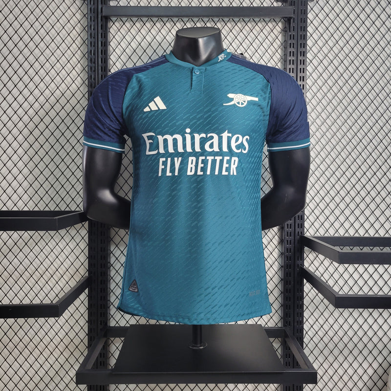 Camisa Arsenal III 23/24 - Verde e Azul - Adidas - Jogador