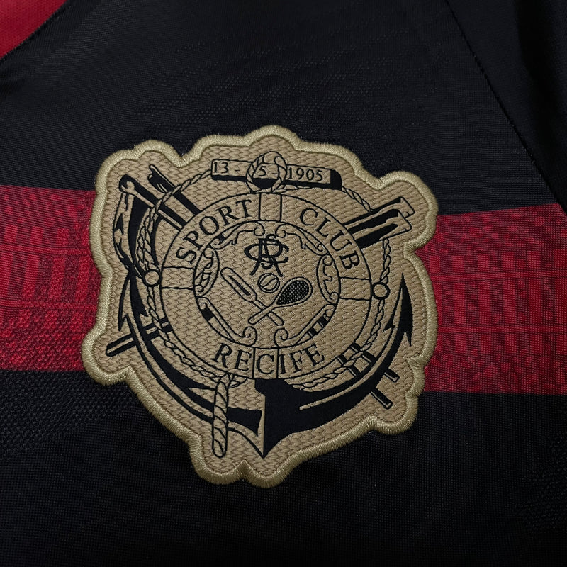 Camisa Sport Recife [Com Patrocínio] 2024 Umbro - Rubro Negro