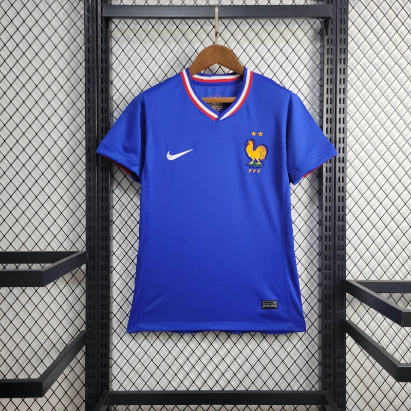 Camisa Seleção França Feminina 2024 Nike - Azul