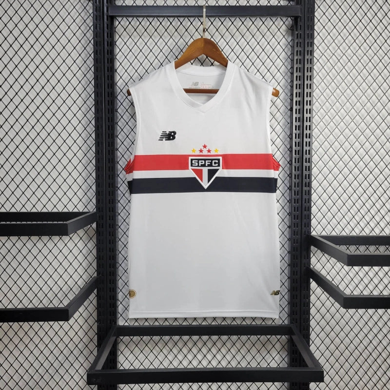 Camisa São Paulo Regata 2024 New Balance - Branca