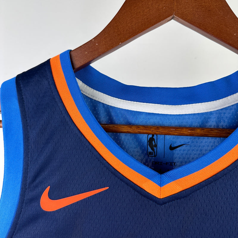 Regata Oklahoma City Thunder 2024 Masculina - Azul