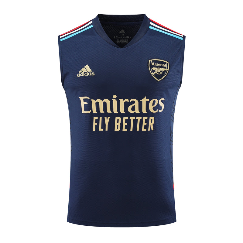 Kit Treino Arsenal 2023/24 Adidas - Azul