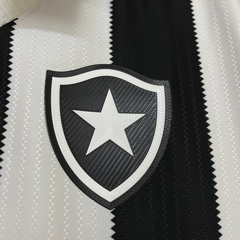 Camisa Botafogo [Com Patrocínio] 2024 Rebook - Branca e Preto