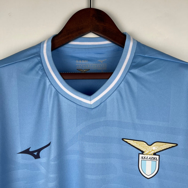 Camisa Lazio I 23/24 Mizuno - Azul