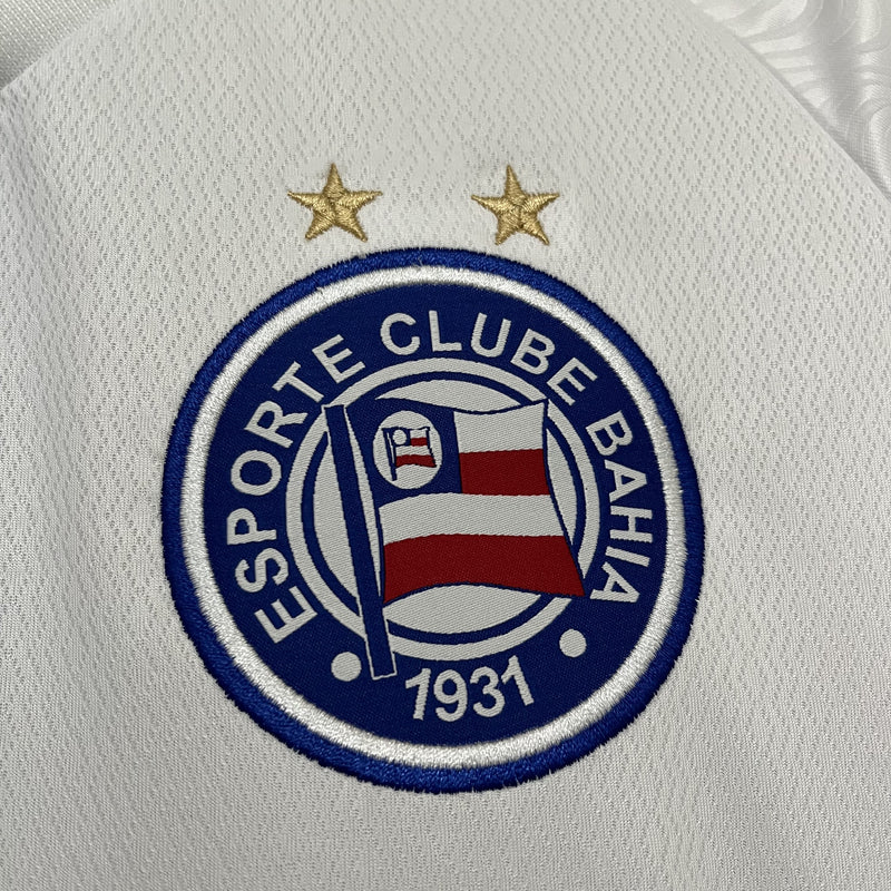 Camisa Bahia 2024 [Com Patrocínios] Esquadrão - Branca