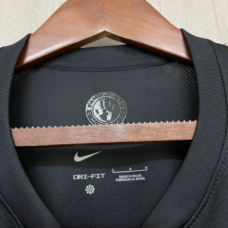 Camisa Corinthians [Com Patrocínio] 2024 Nike - Preta