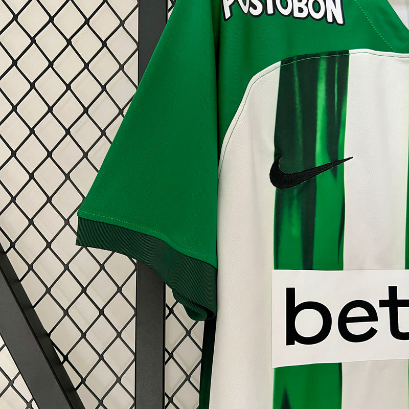 Camisa Atlético Nacional Colômbia 2024 Nike - Verde e Branca