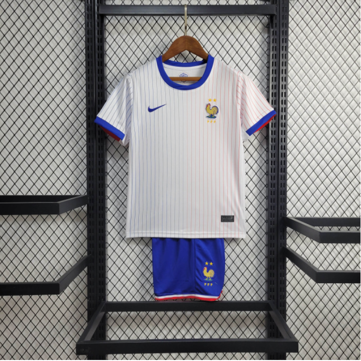 Kit Infantil Seleção França 2024 Nike - Branco