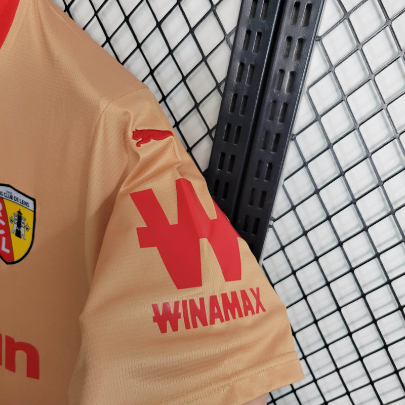 Camisa Lens Champions League 23/24 Puma - Dourada