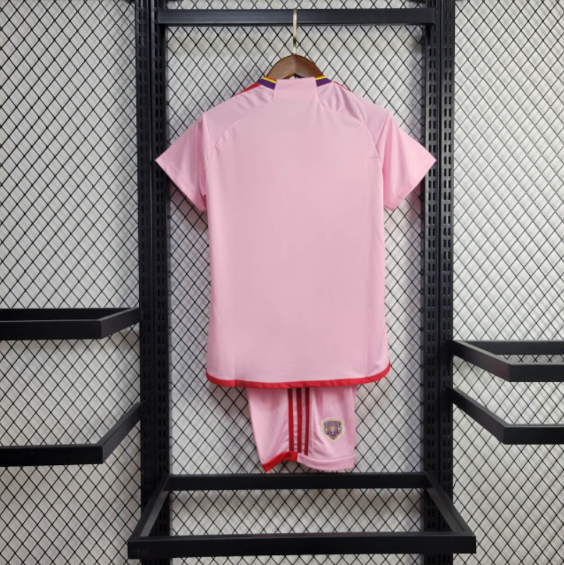 Kit Infantil Orlando City 2024 Adidas - Rosa