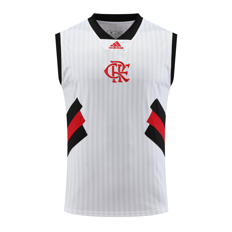 Kit Treino Flamengo 2023 Adidas - Branco