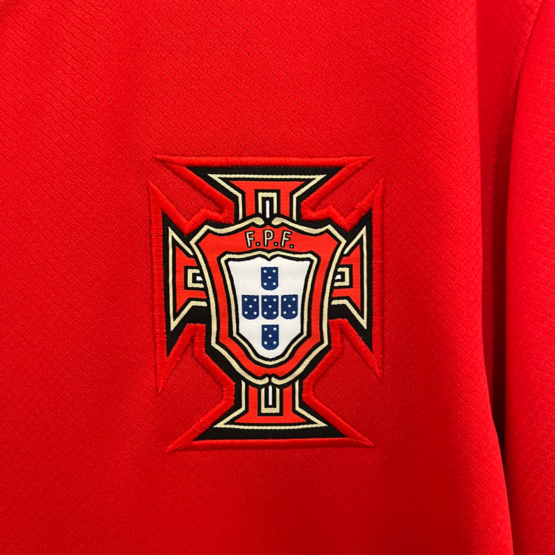 Camisa Seleção Portugal I 2024 Nike - Vermelho