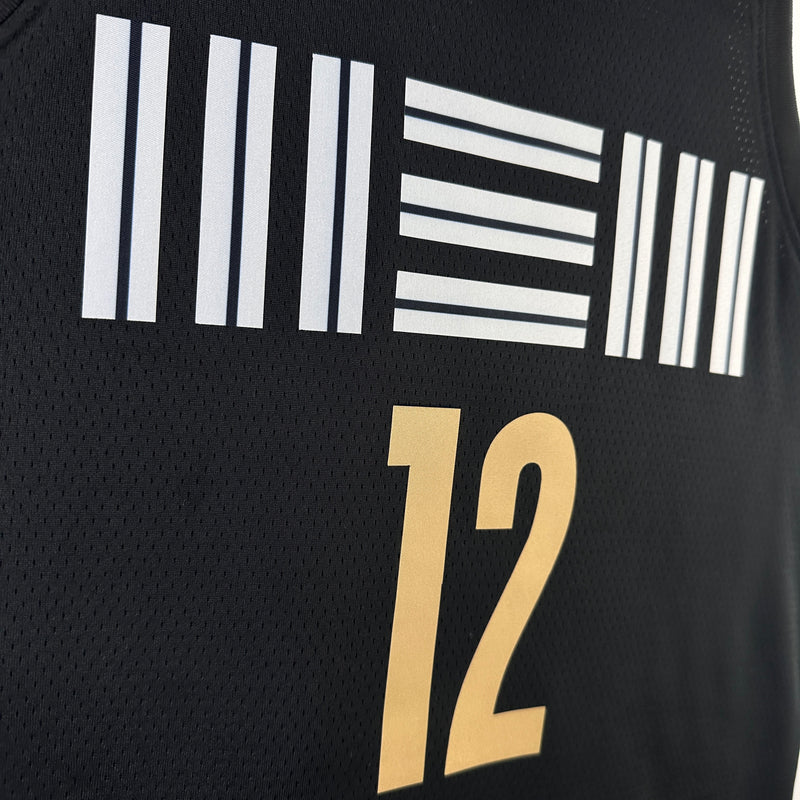 Regata Memphis Grizzlies City Masculina 2024 - Preta