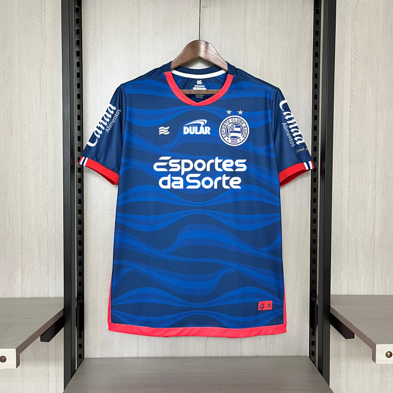 Camisa Bahia 2024 [Com Patrocínios] Esquadrão - Azul