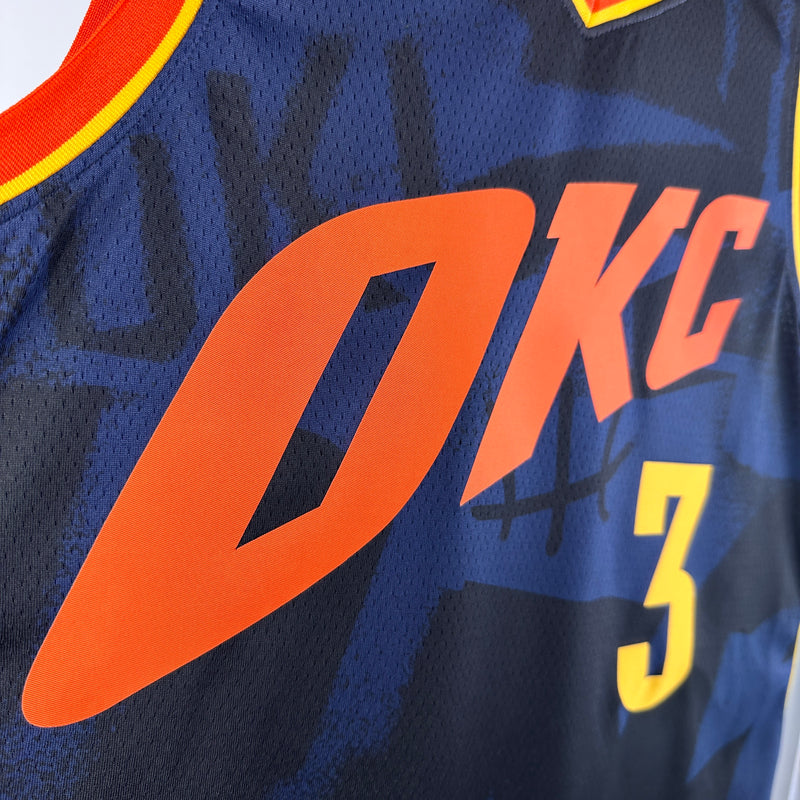 Regata Oklahoma City Thunder Masculina - Azul