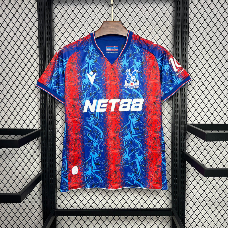 Camisa Crystal Palace 24/25 Macron - Vermelha e Azul