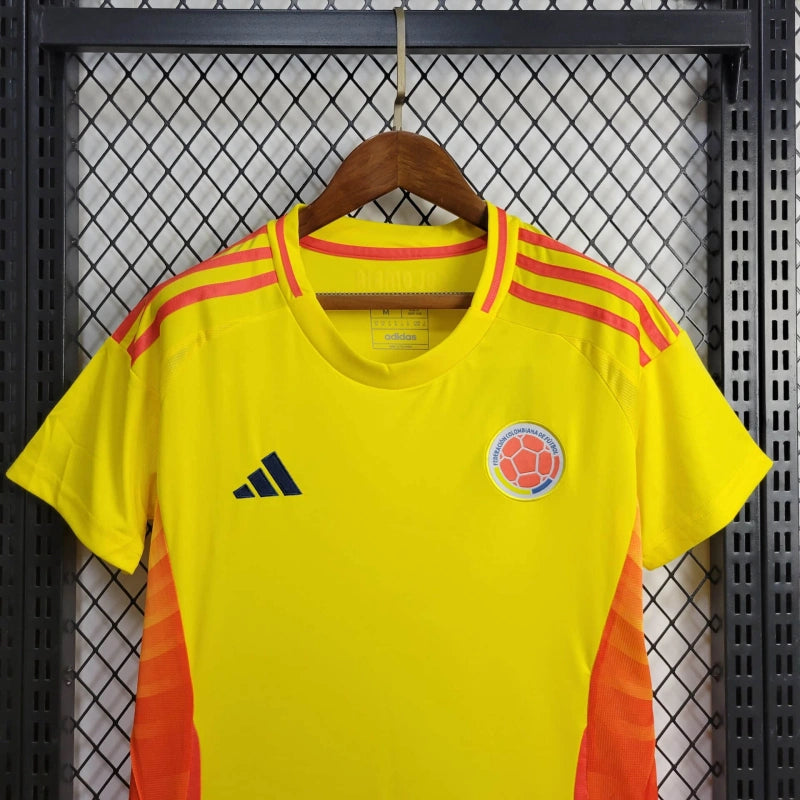 Camisa Seleção Colômbia Feminina 2024 Adidas - Amarela