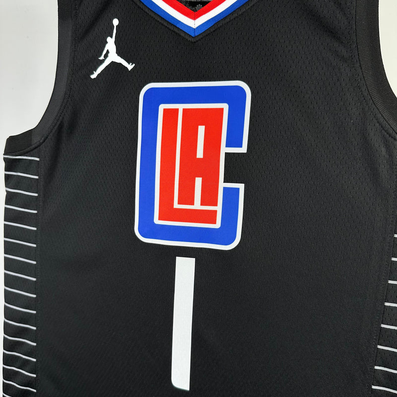 Regata Los Angeles Clippers Edição limitada 2021 Masculina - Preto