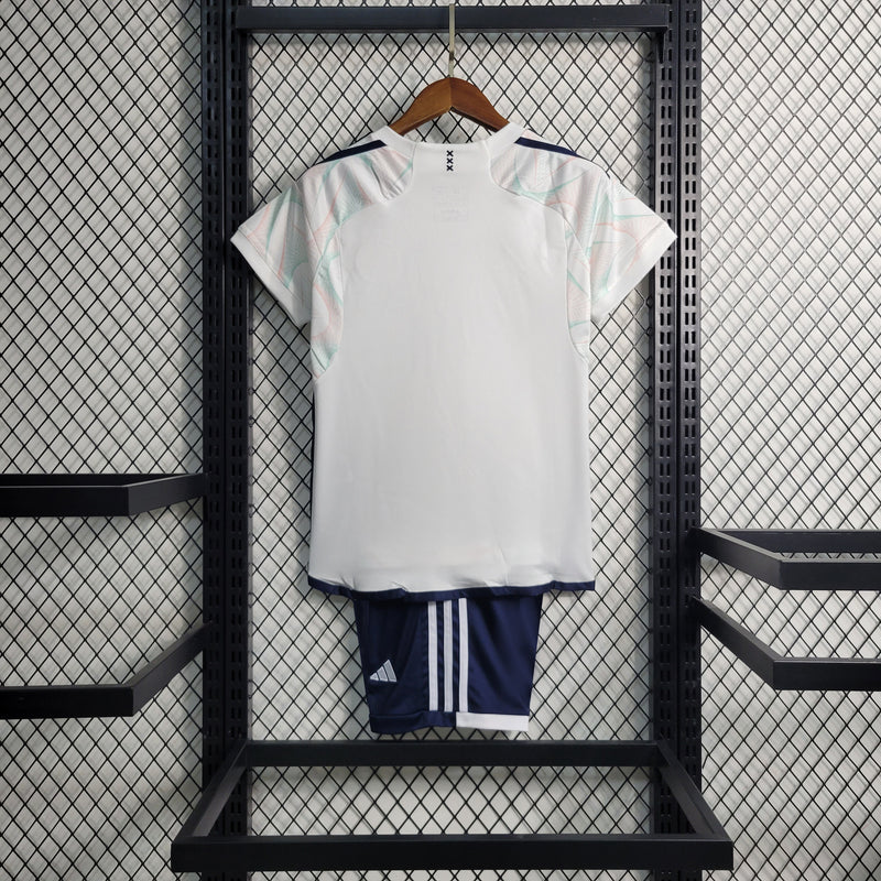 Kit Infantil Ajax II 23/24 Adidas - Branco