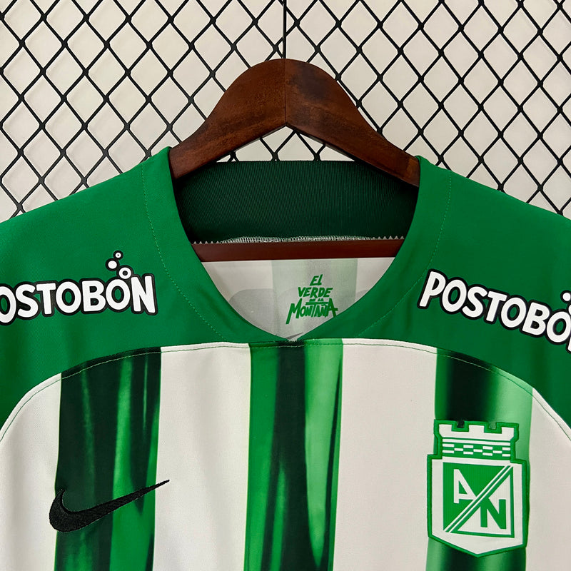 Camisa Atlético Nacional Colômbia 2024 Nike - Verde e Branca