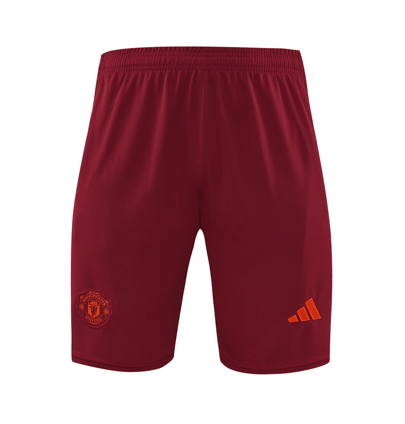 Kit Treino Manchester United 2023/24 Adidas - Vermelho