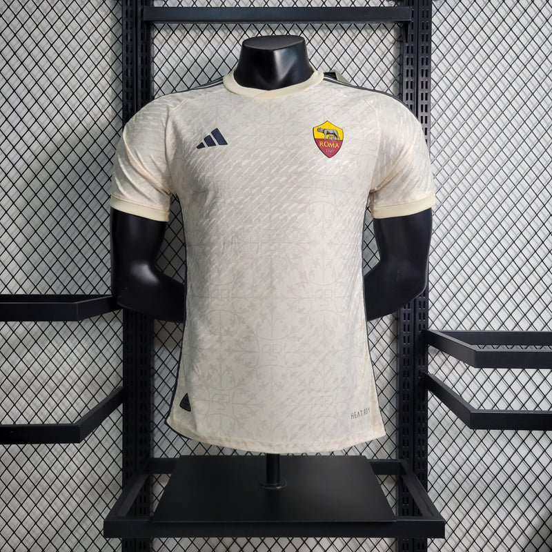 Camisa Roma II 23/24 - Branco - Adidas - Jogador